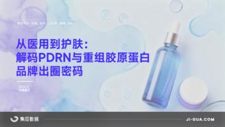 【集瓜数据】从医用到护肤：解码PDRN与重组胶原蛋白品牌出圈密码