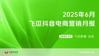 【飞瓜月报】2025年06月飞瓜抖音电商营销月报
