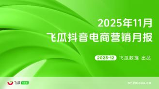 【飞瓜月报】2025年11月飞瓜抖音电商营销月报